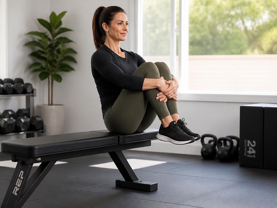Seated Knee Tucks